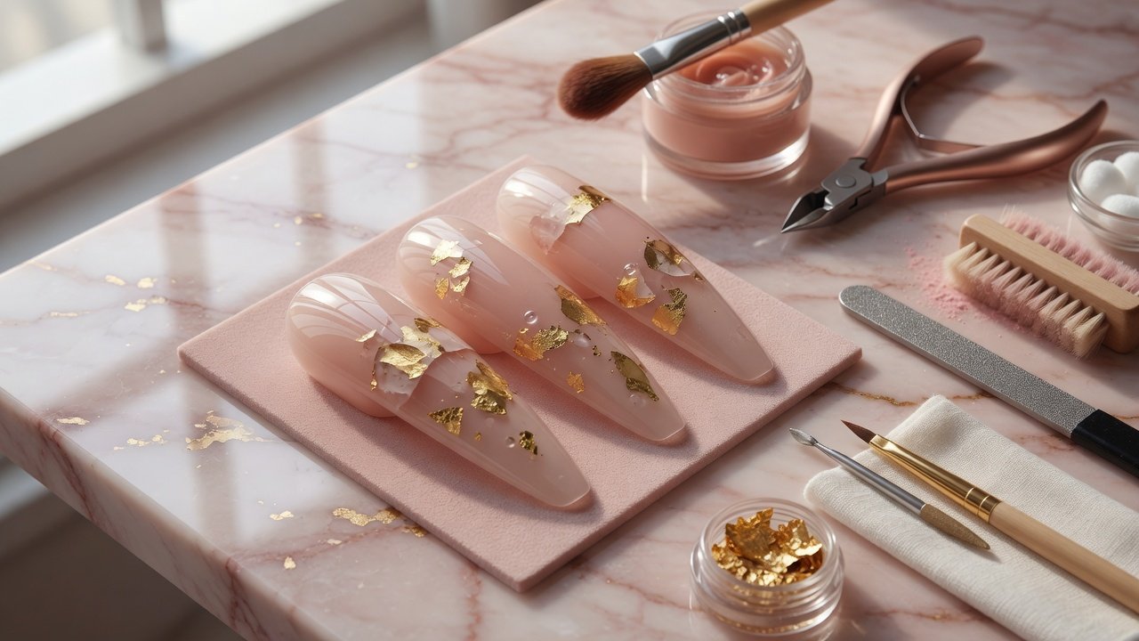 Nail extensions at Lovely Nails